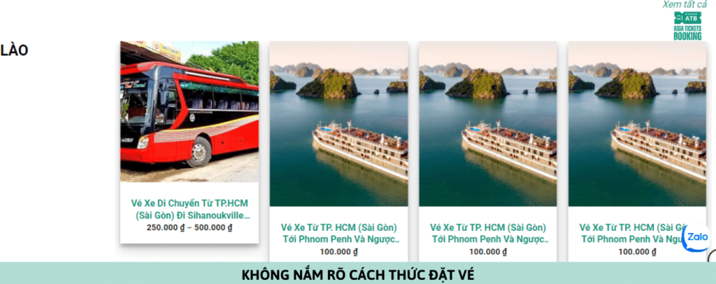 đặt nhầm vé xe