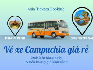 ừ Phnom Pênh đến Stueng Traeng Key phụ: mua vé xe đi Campuchia đại lý bán vé xe Campuchia kinh nghiệm du lịch Stueng Traeng