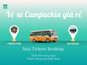 Vé Xe Khứ Hồi Di Chuyển Từ Phnom Penh Đi Đến Koh Nhaek Campuchia