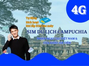 Sim Du Lịch Campuchia 4G mua ở việt nam