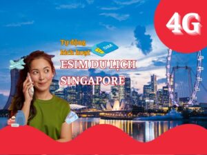 eSim 4G Du Lịch Singapore Tốc Độ Cao, Dễ Sử Dụng