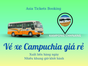 vé xe đi Kampong Chhnang key phụ: các làng nổi ở kampong chhnang thành phố kampong chhnang đại lý bán vé xe đi campuchia tuyến xe buýt đi campuchia