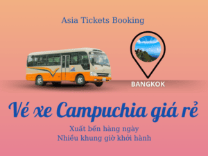 vé xe đến Bangkok Key phụ: từ Pursat đến Bangkok từ Skun đến Bangkok xe buýt từ Campuchia đi Thái Lan xe khách Thái Lan, Campuchia