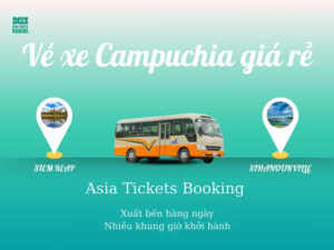 Vé Xe Khách Khứ Hồi Từ Siem Reap Đi Đến Sihanoukville, Campuchia