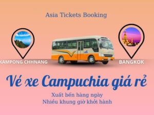 Vé Xe Khách Từ Sihanoukville, Campuchia Đi Đến Bangkok