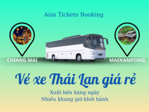 xe bus đi chiang mai Key phụ: từ Chiang Mai đến làng Maekampong đặt vé xe buýt ở thái lan