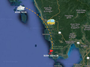 bản đồ koh mak - koh sdach