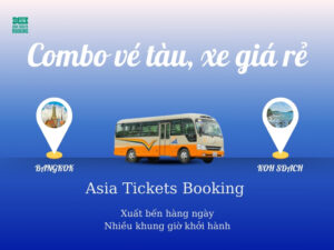 Combo Vé Tàu Xe Khứ Hồi Từ Bangkok Đến Đảo Koh Sdach