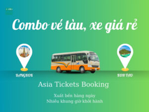 Combo Vé Tàu Xe Khứ Hồi Từ Bangkok Du Lịch Đến Đảo Koh Tao