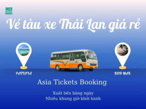 Combo Vé Tàu Xe Khứ Hồi Từ Pattaya Đến Đảo Koh Mak