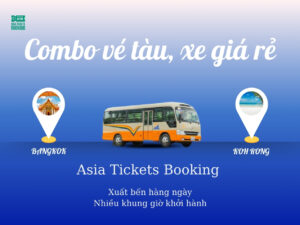 Combo Vé Tàu Xe Khứ Hồi Đi Từ Bangkok, Thái Lan ra Đến Đảo Koh Rong