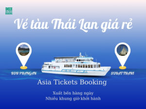 Vé Tàu Khứ Hồi Từ Đảo Koh Phangan Đến Surat Thani Đón Tại Khách Sạn