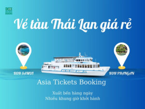 Vé Tàu Khứ Hồi Từ Đảo Koh Samui Đến Koh Phangan Đón Ở Tại Khách Sạn