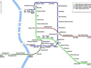 Bản đồ tàu điện ngầm Bangkok