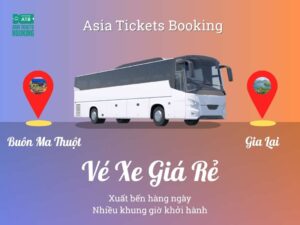 Đặt vé xe khách Buôn Ma Thuột đi Gia Lai Pleiku, An Khê, nhiều khung giờ khởi hành, nhà xe - đại lý cung cấp vé uy tín tại Việt Nam, đặt mua online giảm 15%