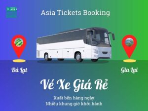 Đặt vé xe limousine từ Đà Lạt đi Gia Lai ban ngày: nhiều khung giờ, số điện thoại nhà xe - đại lý cung cấp vé uy tín tại Việt Nam, đặt mua online giảm 15%..