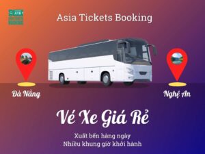Đặt vé xe khách từ Đà Nẵng đi Nghệ An: các điểm Vinh, Quỳnh Lưu, Đô Lương, Nghĩa Đàn, đại lý cung cấp vé uy tín tại Việt Nam, đặt mua online giảm 15%...