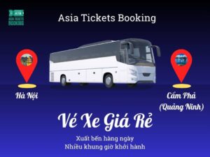 Đặt vé xe đi từ Hà Nội đến Cẩm Phả, Quảng Ninh: vé xe khách, giường nằm, limousine giá rẻ, đại lý cung cấp vé uy tín tại Việt Nam, đặt mua online giảm 15%..