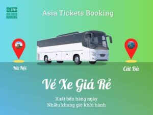 Đặt vé xe limousine đi từ Hà Nội đến Cát Bà, vé 1 chiều & khứ hồi, nhiều khung giờ khởi hành, nhà xe - đại lý cung cấp vé uy tín, đặt mua online giảm 15%..