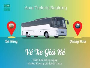 Đặt vé xe từ Đà Nẵng đi Ba Đồn, Quảng Bình: xe khách limousine, giường nằm, đón tại bến, đại lý cung cấp vé uy tín tại Việt Nam, đặt mua online giảm 15%..